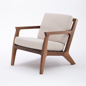 Mila Chair Mid century Modern Lounge Chair, Retro Chair, Handmade Lounge Chair image 1