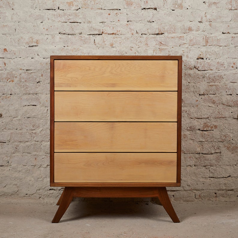 Mid Century Modern Dresser Bedroom Decor Handmade Scandinavian Design Danish Modern