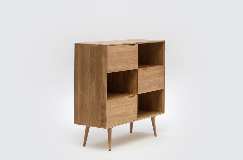 Primera Storage Cabinet Oak Primo Alta Mid century dresser, Bookcase Danish Modern, Oak Dresser image 6