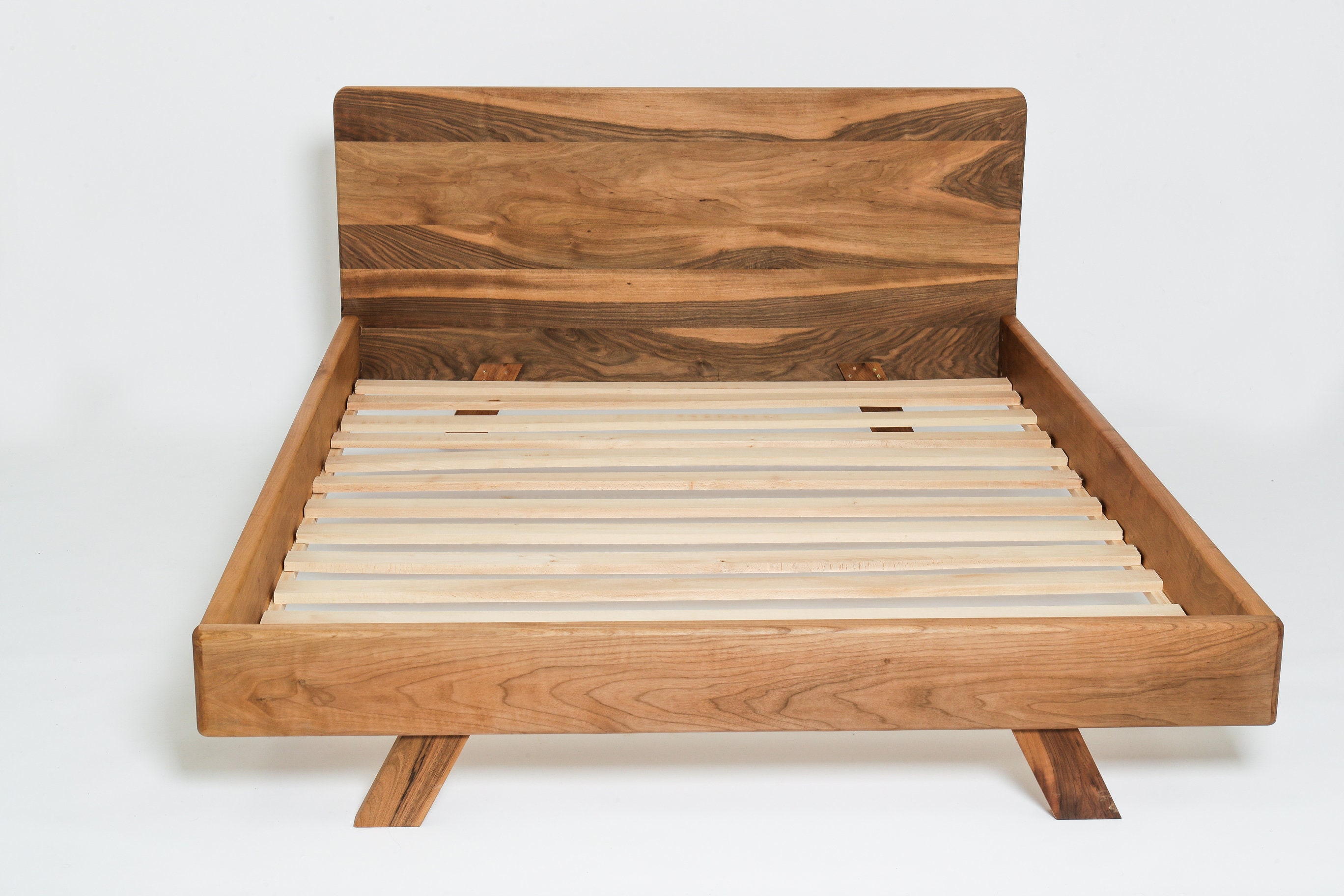Queen Bedframe King Bedframe Walnut Bed Oak Bed Danish Etsy