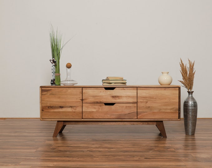 Mid Century Modern Credenza, Media Console, TV Stand - Etsy