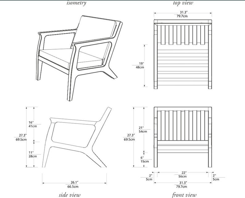 Mila Chair Mid century Modern Lounge Chair, Retro Chair, Handmade Lounge Chair image 10