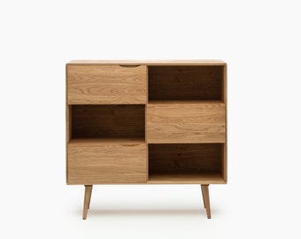 Primera Storage Cabinet Oak - Primo Alta | Mid century dresser, Bookcase Danish Modern, Oak Dresser