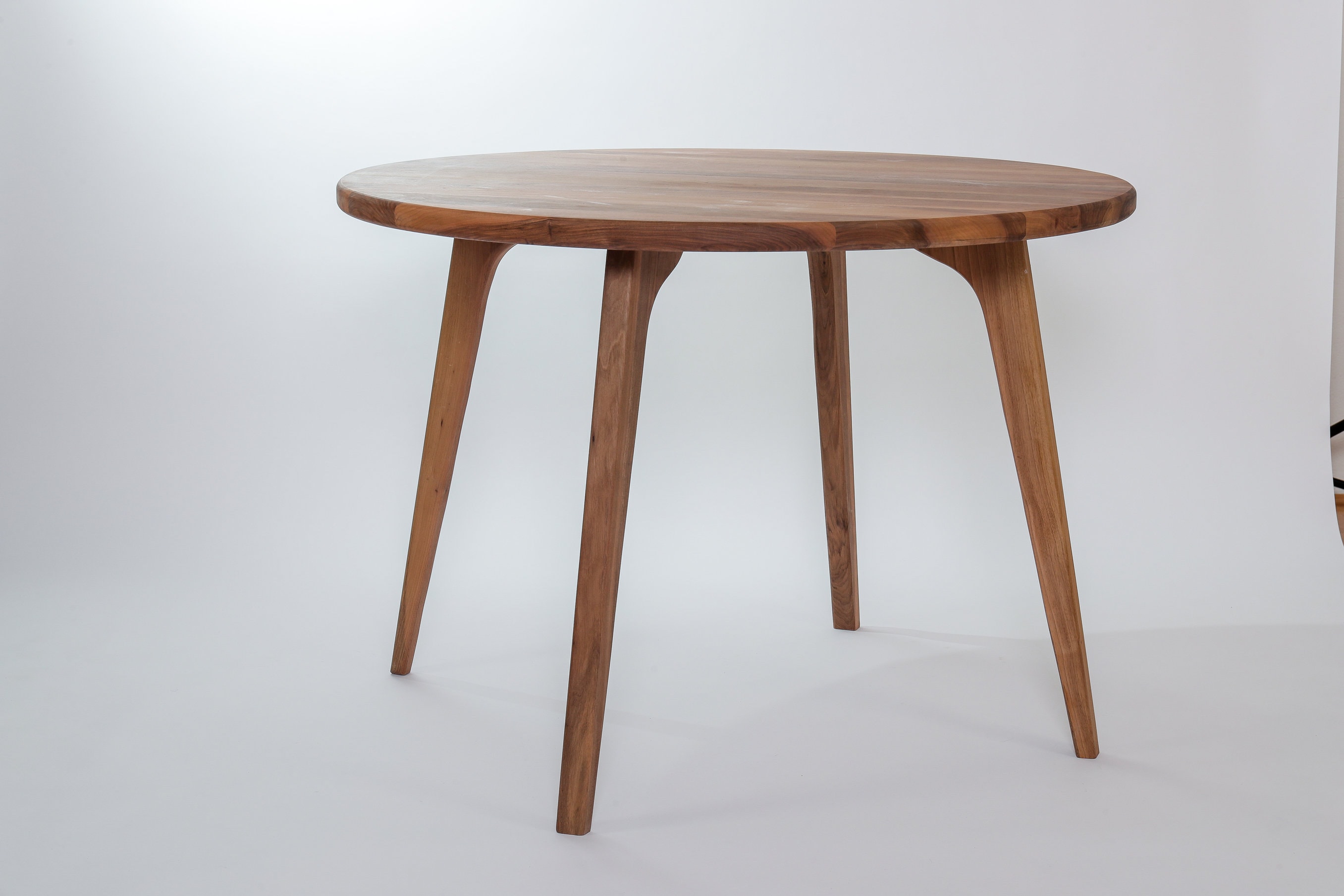 Round Dining Table Mid Century Modern Etsy UK