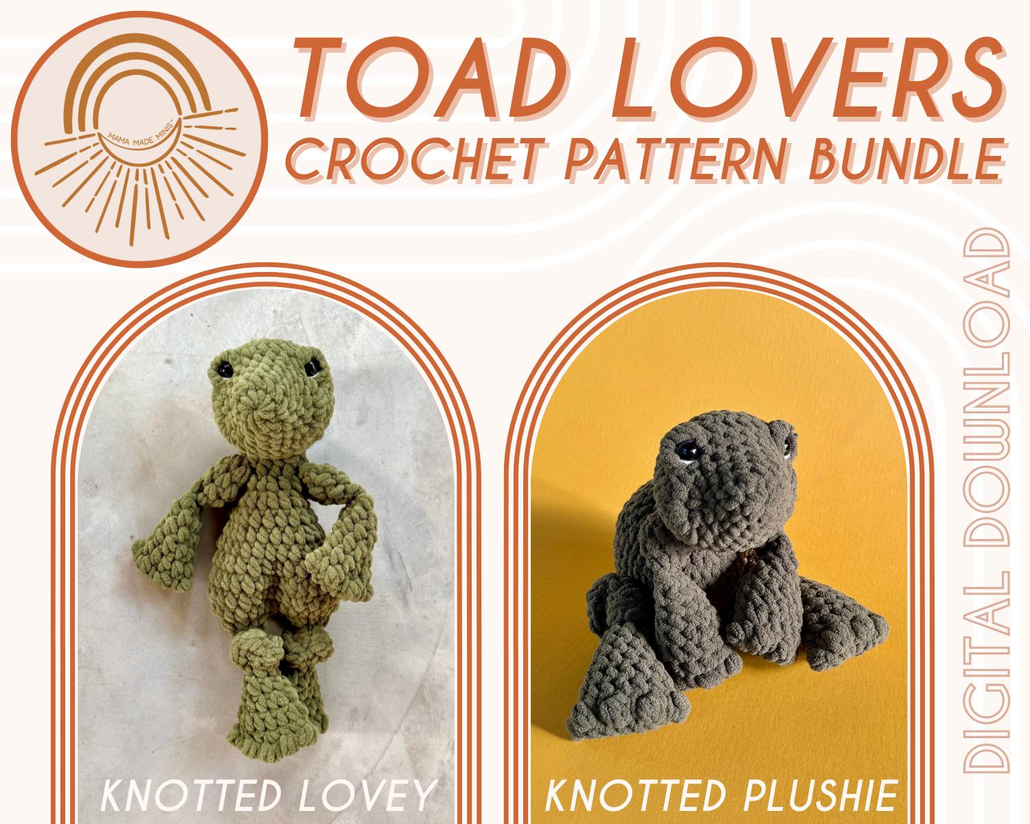 40 Frog and Toad Crochet Patterns for Plush Toys, Bags, Decor, and Gifts 40 Toad Lovers Pattern Bundle