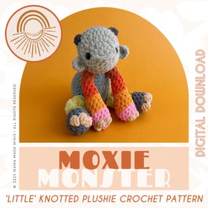 LITTLE Moxie Monster Kuschelmonster — Häkelanleitung Monster (ohne nähen!)