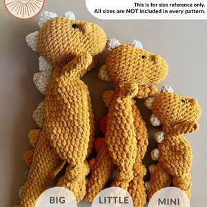 MINI Townes Tiger Knotted Lovey Crochet Tiger PATTERN image 3