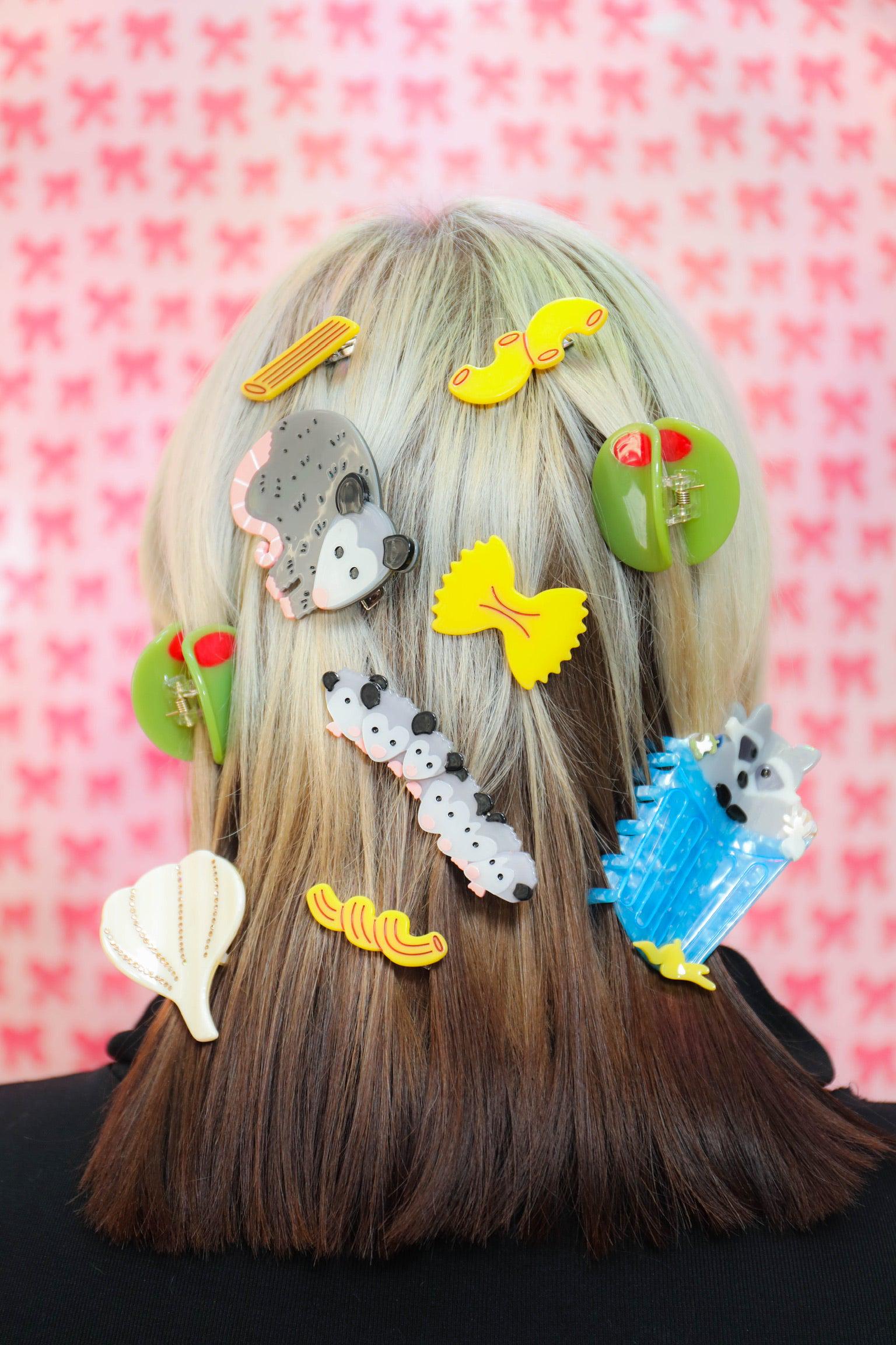 Trash Panda Raccoon Hair Claw - Etsy