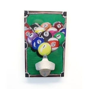 Pool Balls Bottle Opener