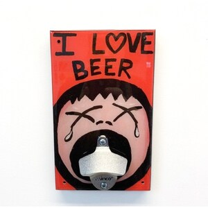 Ik hou van bierflesopener