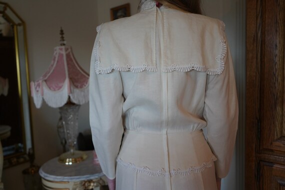 Jessica McClintock 1980s Victorian Dress - image 3