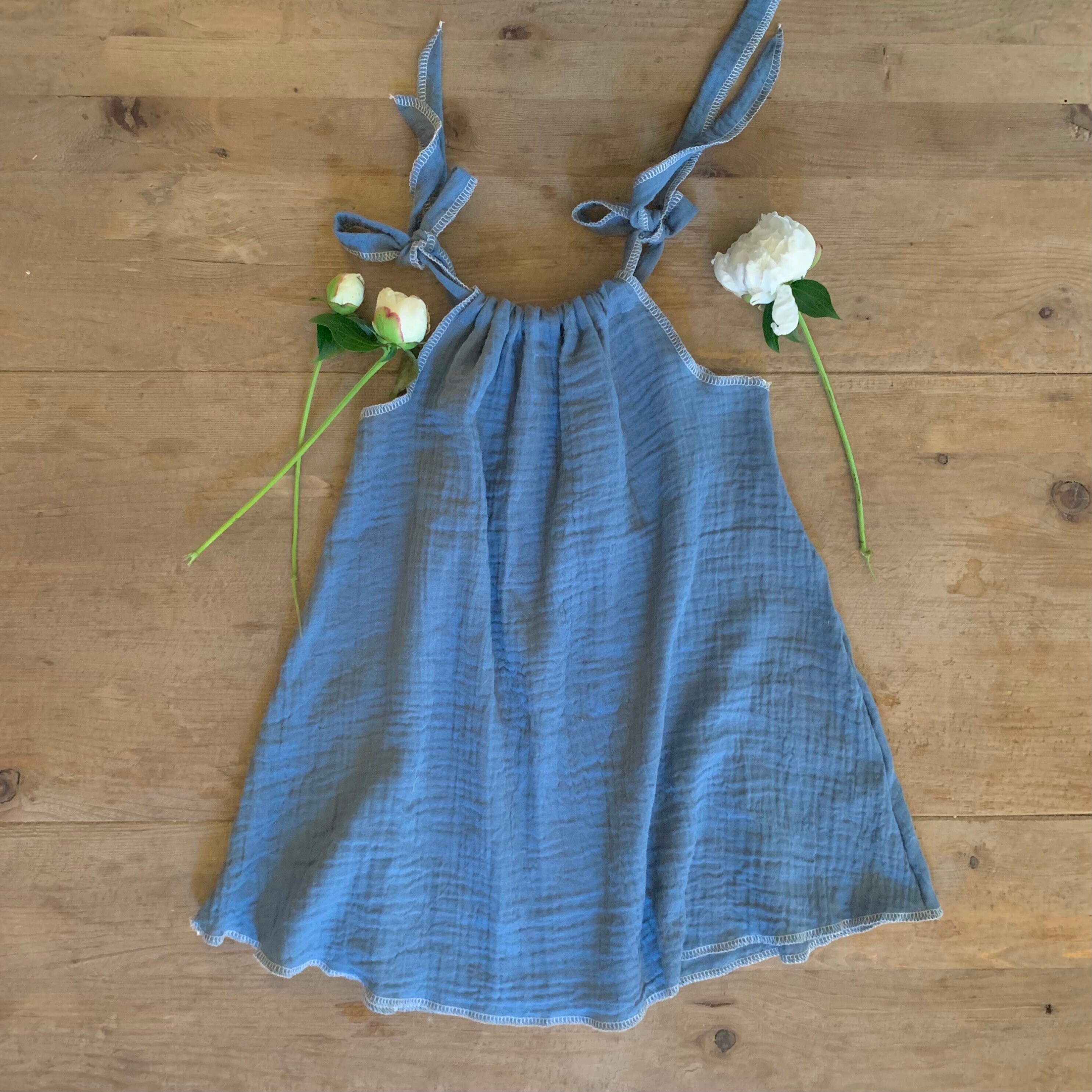 Toddler Muslin Dress Girls Summer Outfit Lightweight Etsy