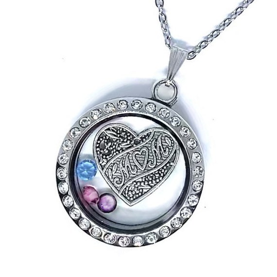 Birthstone Necklace for Mom Daughter to 