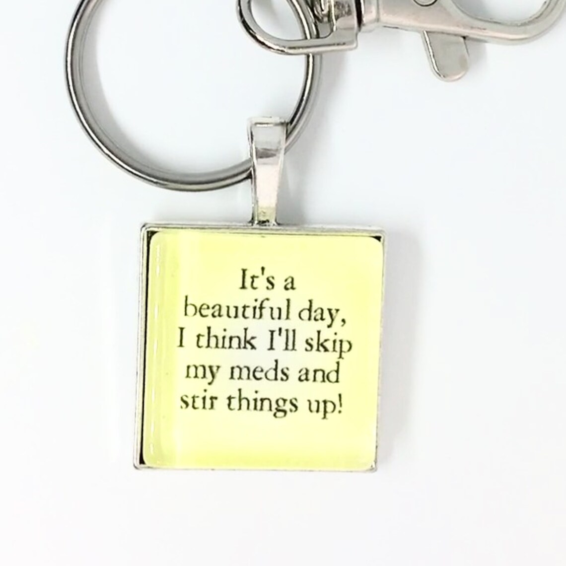 Funny keychain Humorous Keychain Novelty keychain Gift for Etsy