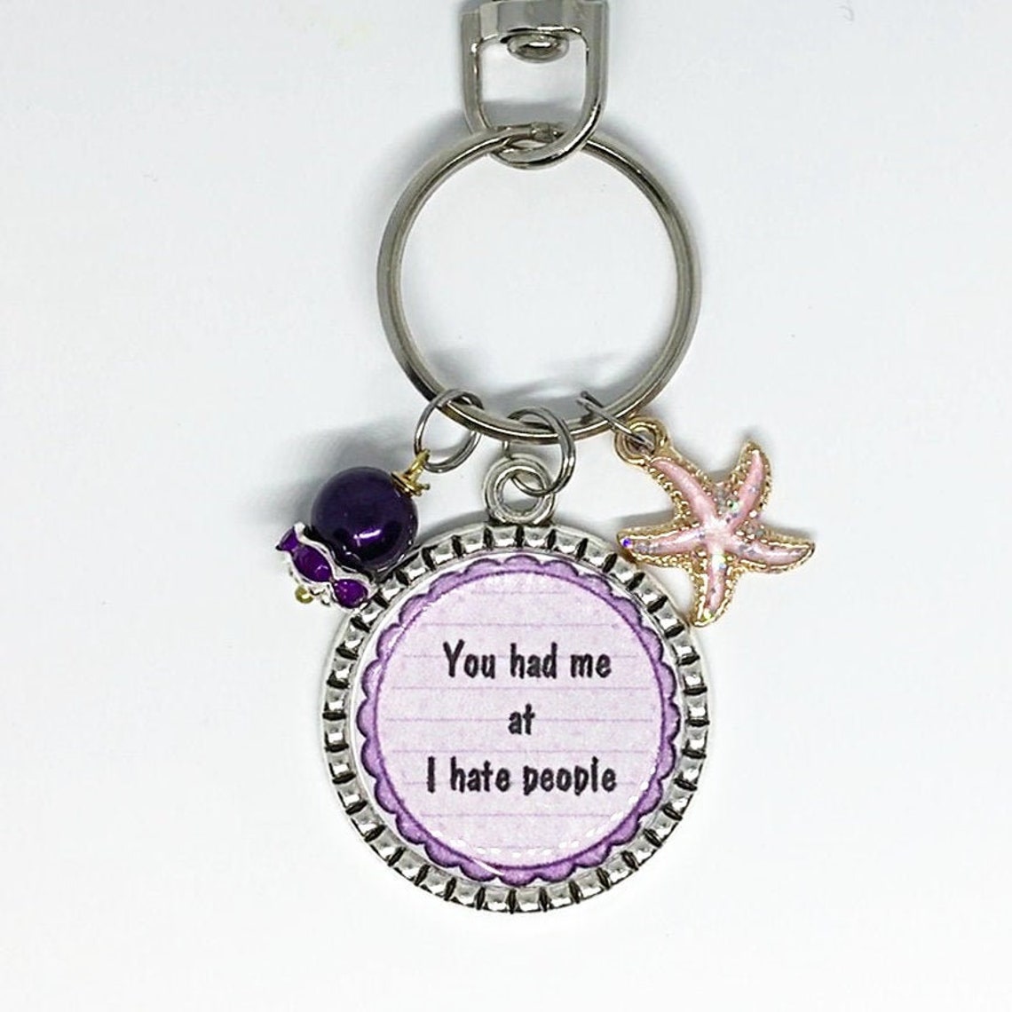 Funny keychain Humorous Keychain Novelty keychain Gift for Etsy