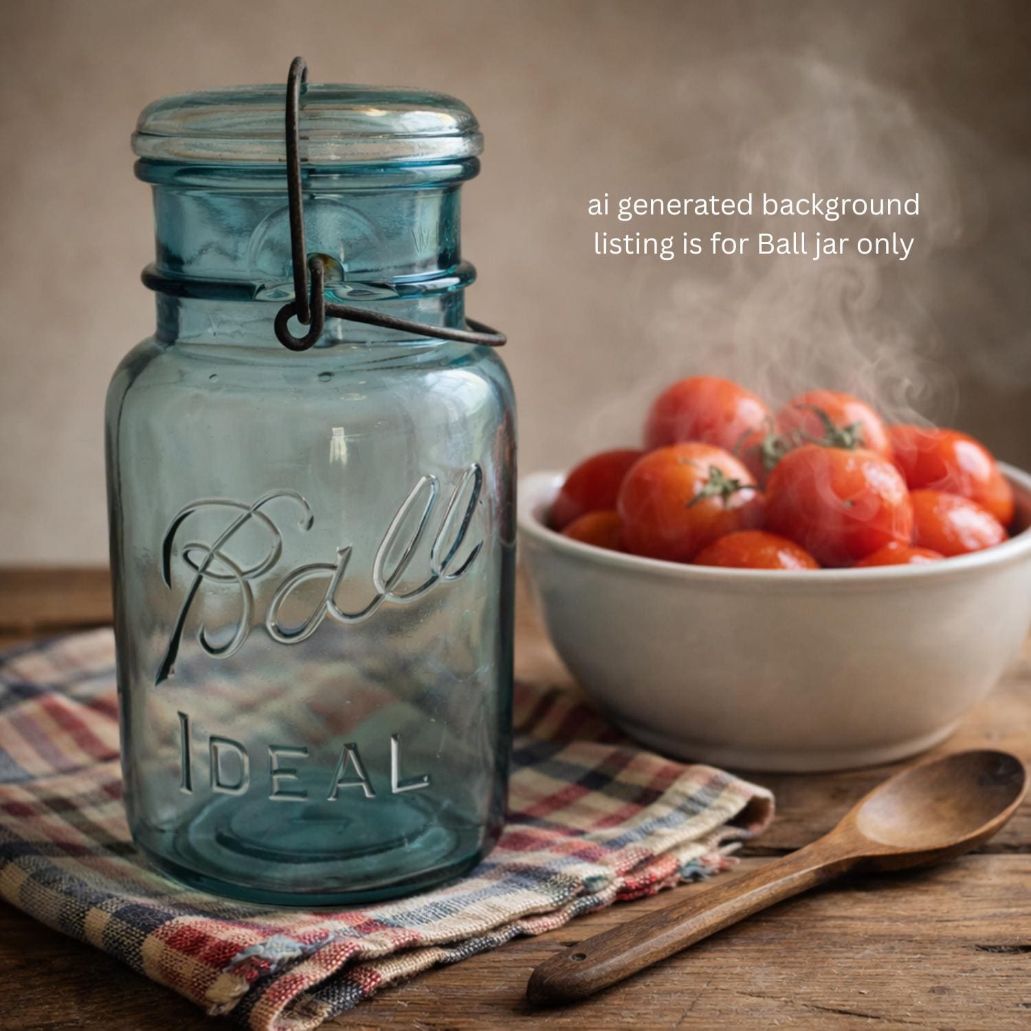 Vintage Blue Ball Jar Ideal - Etsy