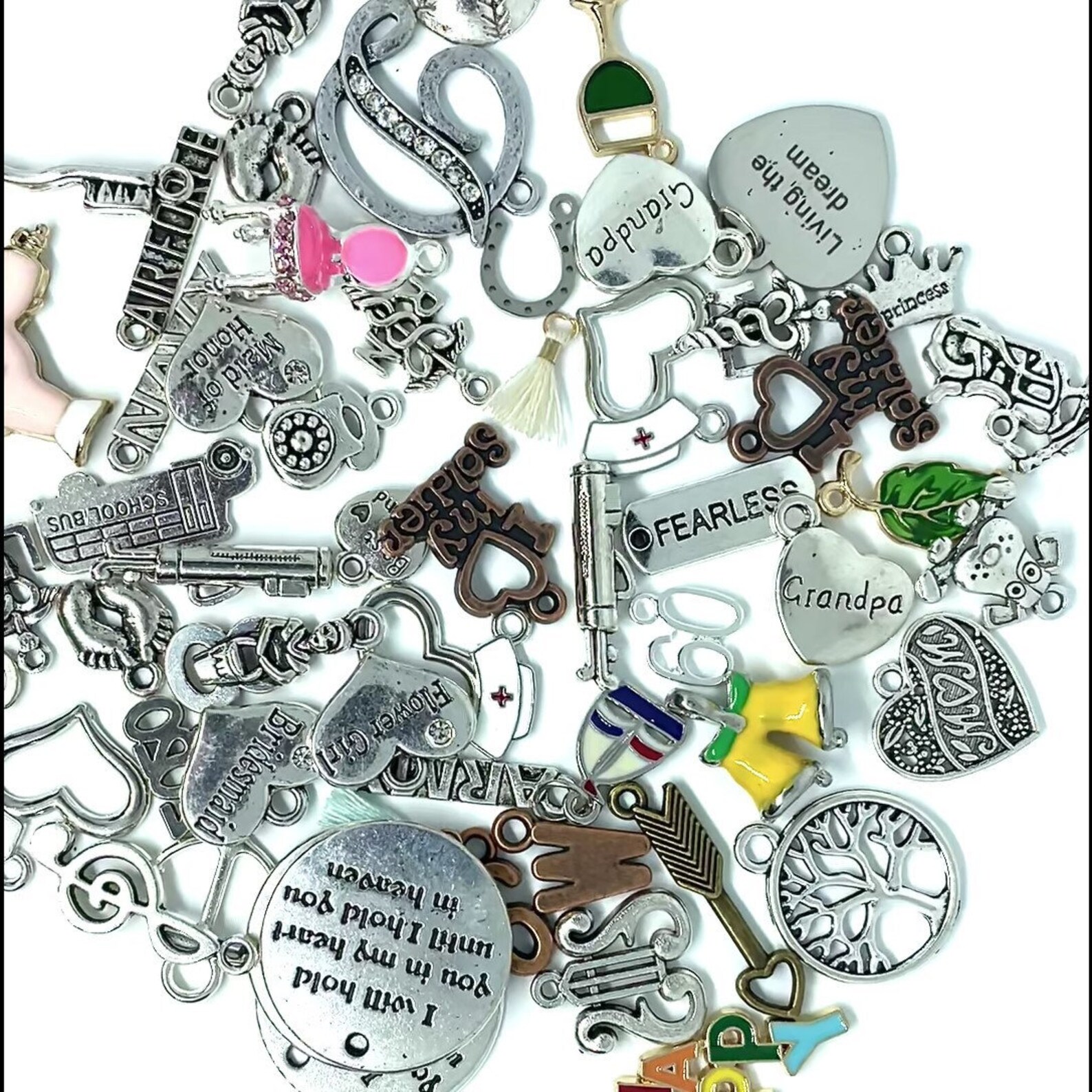 Bulk charms discount charms jewelry making charms Destash Etsy