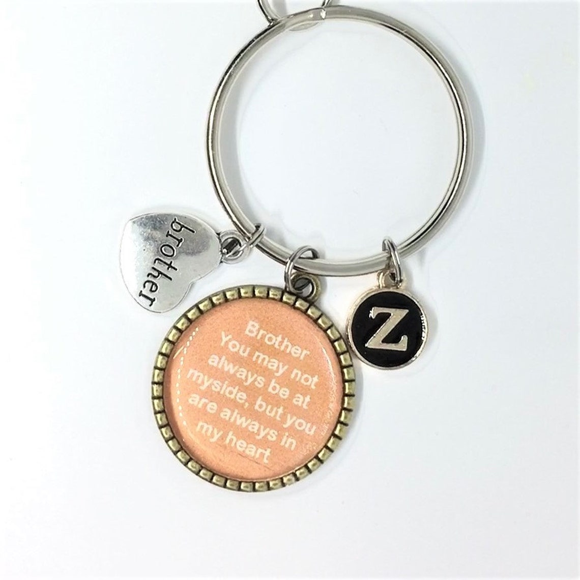 Keychain gift for Brother Sister to Brother gift Birthday Etsy