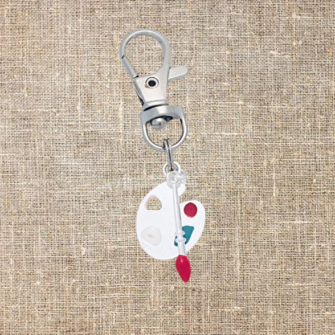 Zipper charm Backpack charm artist zipper pull Artist Etsy