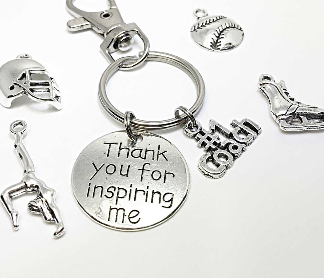 Best Coach Gift Keychain Baseball Coach Gift Coaches Gift Etsy