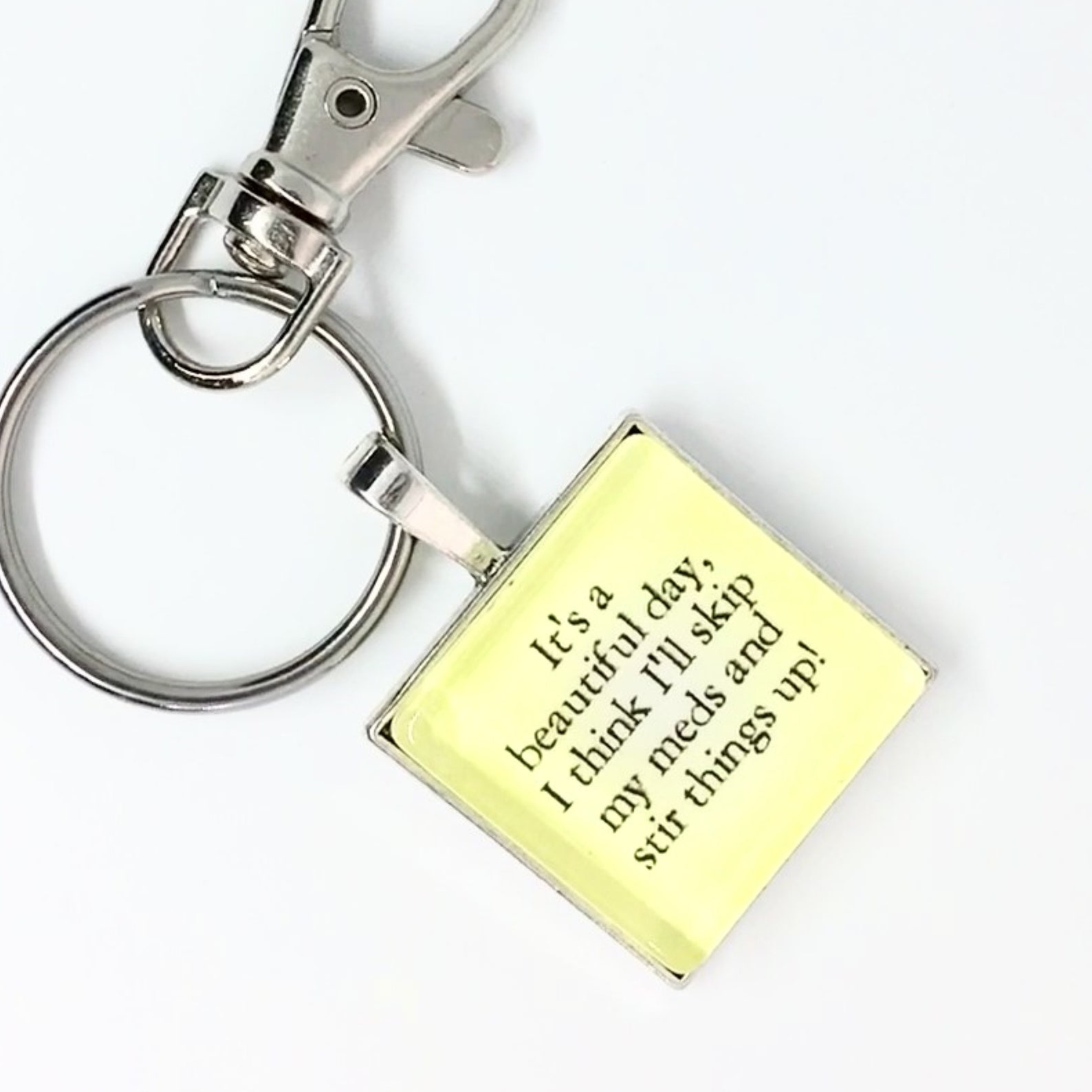 Funny keychain Humorous Keychain Novelty keychain Gift for Etsy