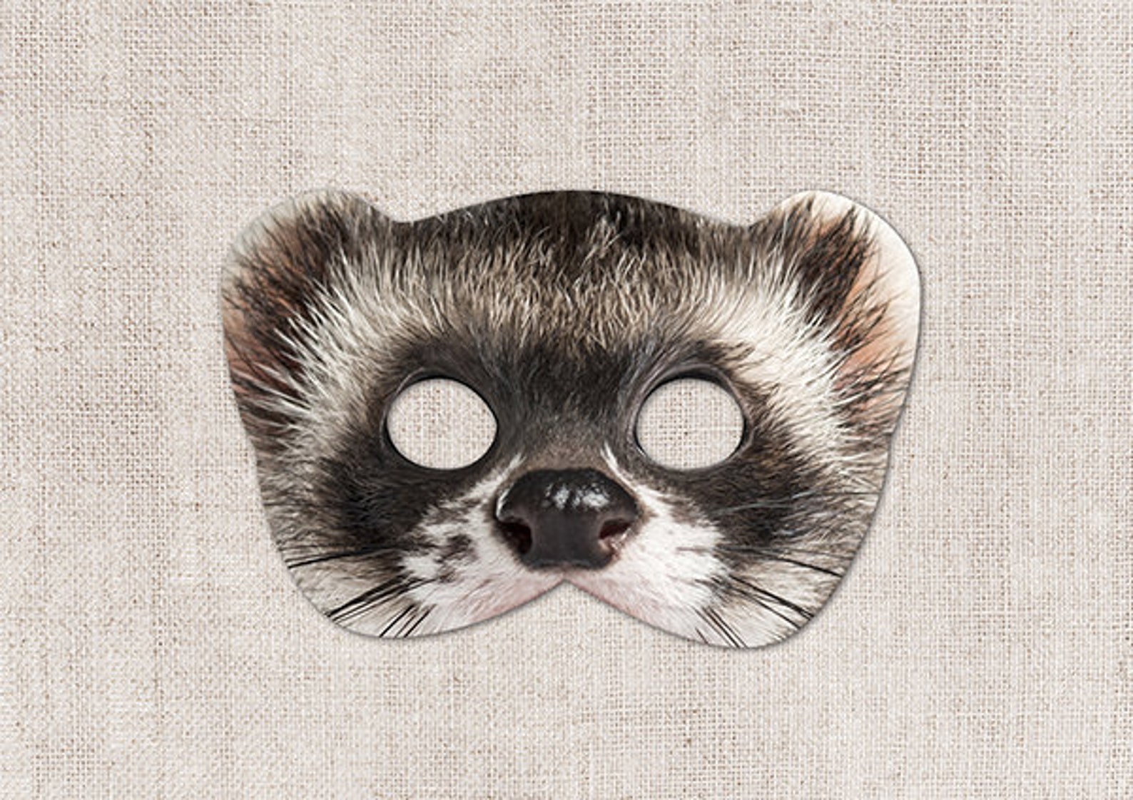 ferret-printable-mask-ferret-photo-real-ferret-mask-halloween-mask