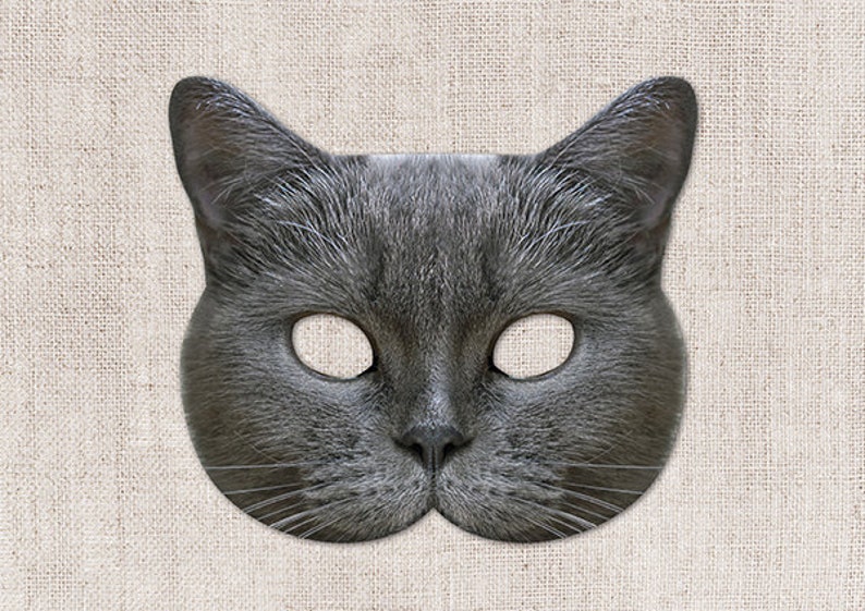 Scottish Grey Cat Printable Mask, Cat, Image-Correct Cat Mask, Printable Halloween Mask, Printable Mask, Cat Dress, Animal Mask, 2 Dimensions graphic regarding Cat Mask Printable known as Scottish Grey Cat Printable Mask, Cat, Image-Genuine Cat Mask, Printable Halloween Mask, Printable Mask, Cat Gown, Animal Mask, 2 Measurements