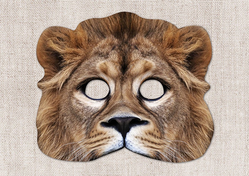 Buy Lion Printable Mask Lion King Photo real Lion Mask Online In India Buy Lion Printable Mask Lion King Photo real Lion Mask Online In India