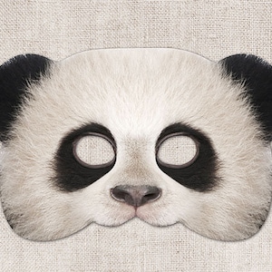 Panda Baby Printable Mask, Panda, Photo-Real, Printable Halloween Mask, Printable Mask, Baby Panda Costume, Animal Mask, 2 Sizes, Zoom Prop