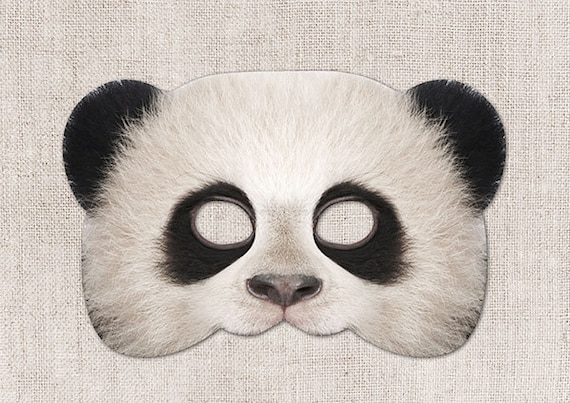 Panda Baby Printable Mask Panda Photo Real Printable Etsy Panda Baby Printable Mask Panda Photo Real Printable Etsy