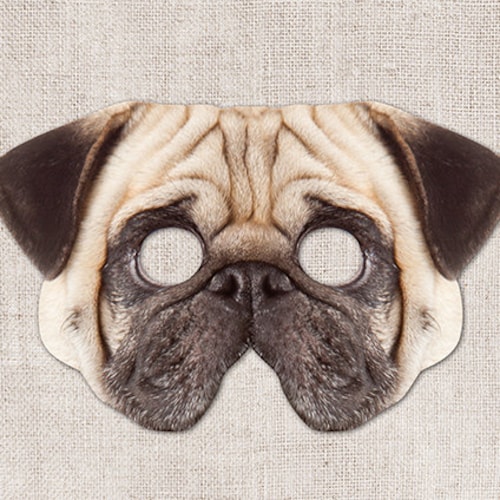 ジャーマン シェパード プリント可能マスク、犬、写真のようにリアルな