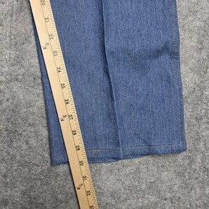 Vintage Wrangler Jeans Mens 34 x 30 Light Blue Denim Straight Leg Zip 85498LB image 5