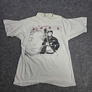 Beatles Paul McCartney New World 1993 Tour Shirt Size Small Distressed