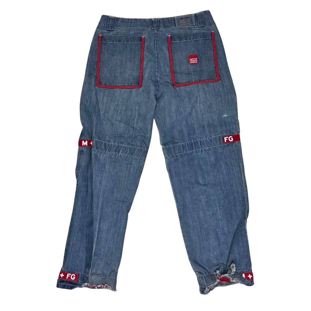 USA製 90s MARITHE FRANCOIS GIRBAUD コットン 90s Vintage Marithe Francois Girbaud Jeans Red Shuttle Tape Blue