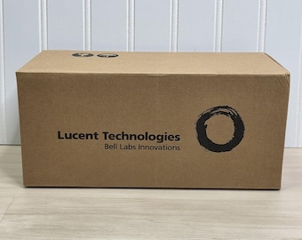 Vintage Lucent 2554 Black Wall Mount Corded Telephone Button Phone Retro New