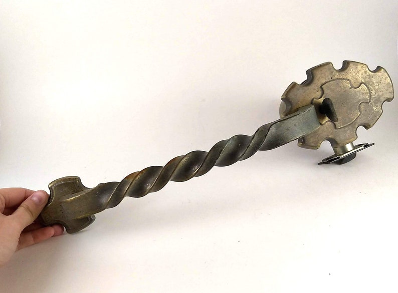60 S Spiral Door Handle Iron Front Door Knob Retro Etsy