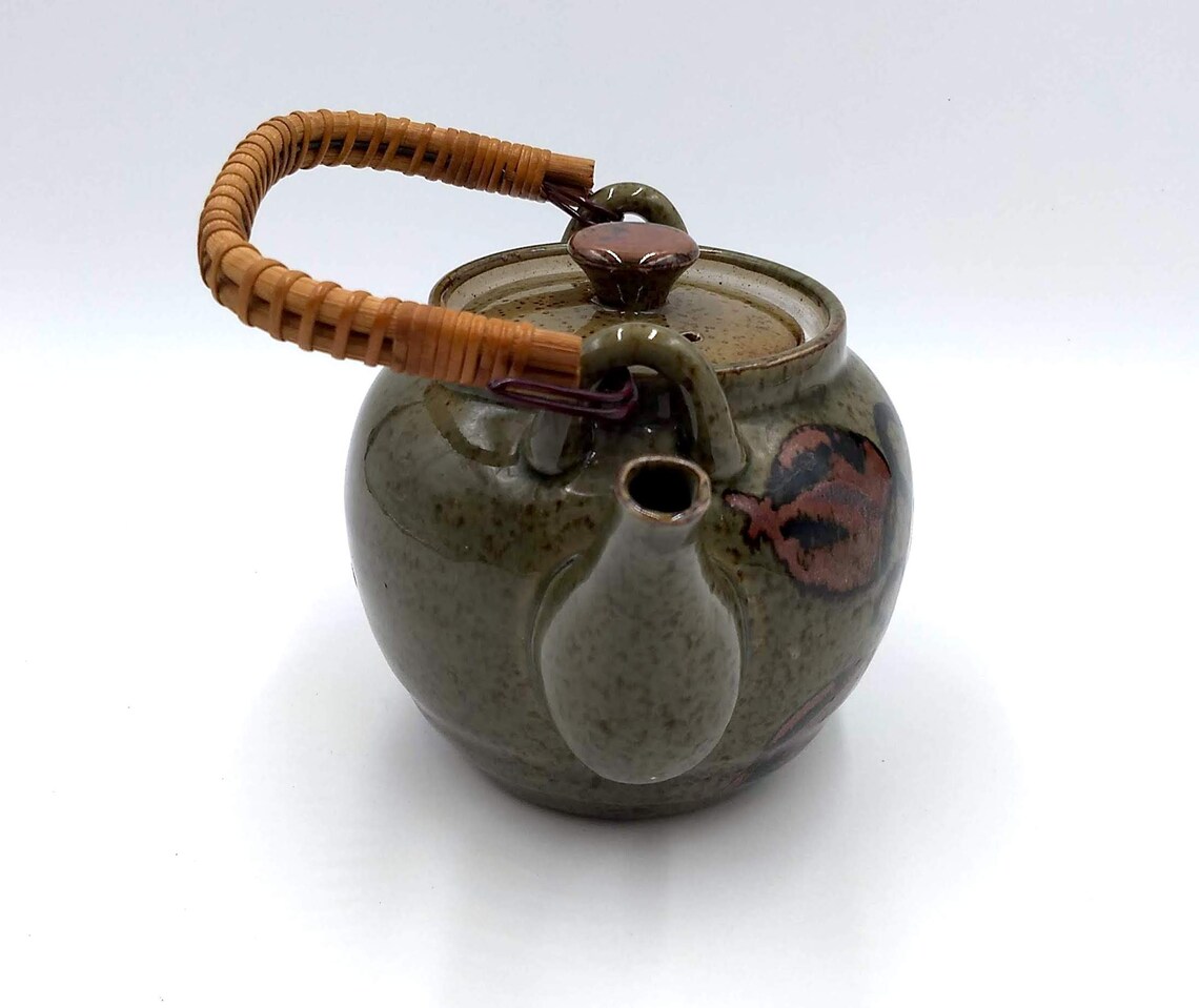 Mid Century Otagiri Boho Japanese Teapot Flower Tea Pot Etsy