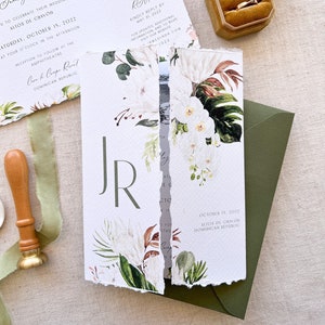Benutzerdefinierte Concertina Hochzeitseinladung, gefaltete Hochzeitseinladungen, Hochzeitseinladung Karte, benutzerdefinierte Aquarell Hochzeitseinladung, Hochzeitskarte