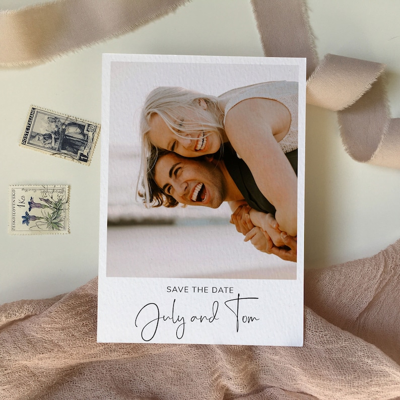 Polaroide Save the Date