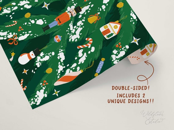 Christmas Wrapping Paper, Wrapping paper, Gift Wrap Christmas, Gift Wrapping Paper, Holiday Gift Wrap, Christmas Wrapping Paper Roll