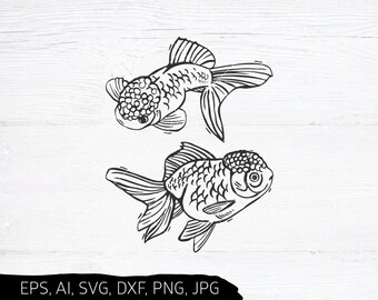 Download Goldfish Svg Files Etsy