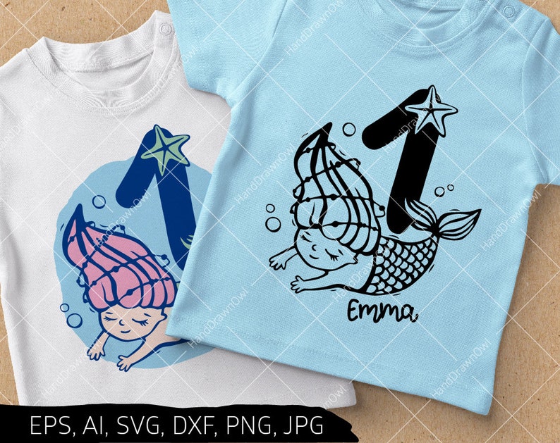 Free Free 189 Little Mermaid Birthday Svg SVG PNG EPS DXF File