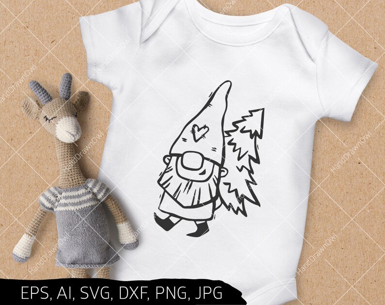 Download Christmas gnome svg Christmas svg Cute Gnomes svg | Etsy