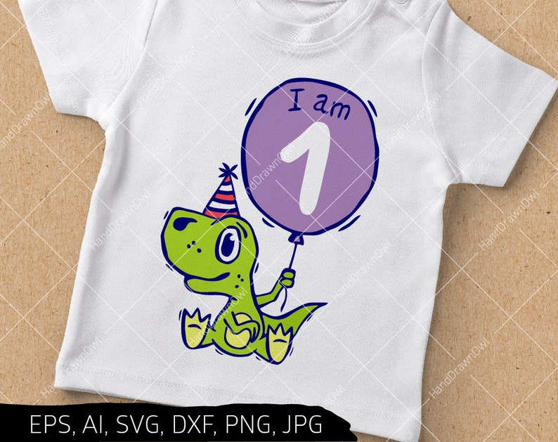 Download 1st Birthday Dinosaur svg First birthday svg Im one svg | Etsy