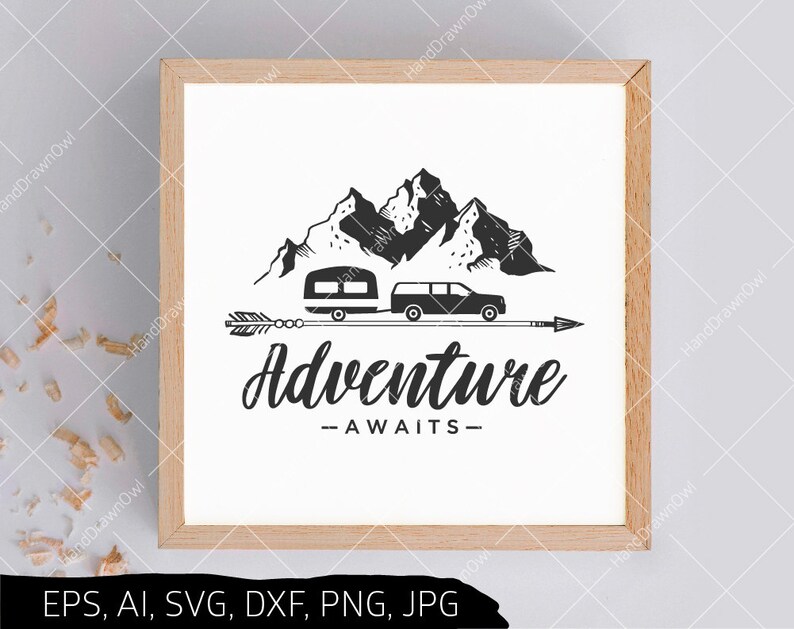 Download Adventure awaits svg Arrow svg Mountain svg Camping svg ...