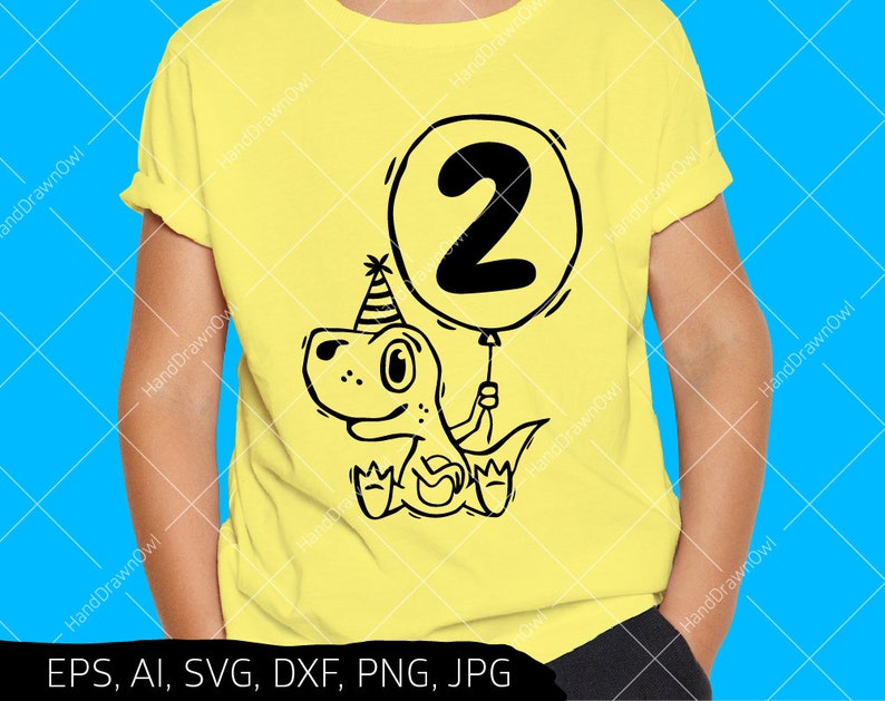 Download 2rd birthday svg Second Birthday Dinosaur svg Im two svg ...