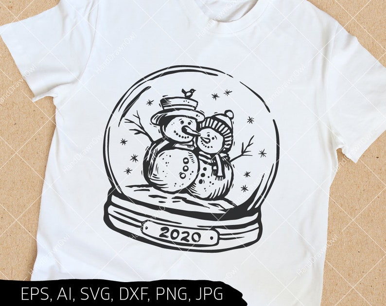 Download Snow globe svg Snowman svg Snowglobe svg file New Years ...