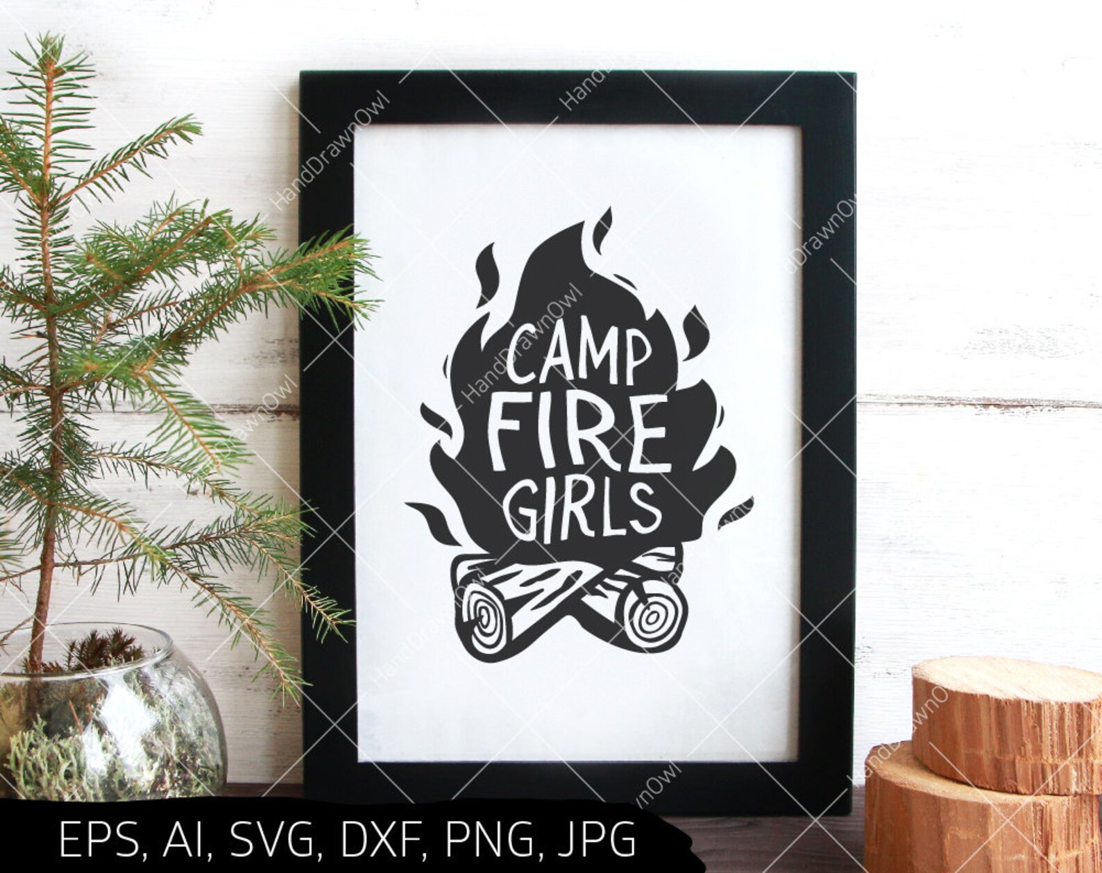Camp fire girls svg Girl Scout svg Campfire svg Camping Etsy