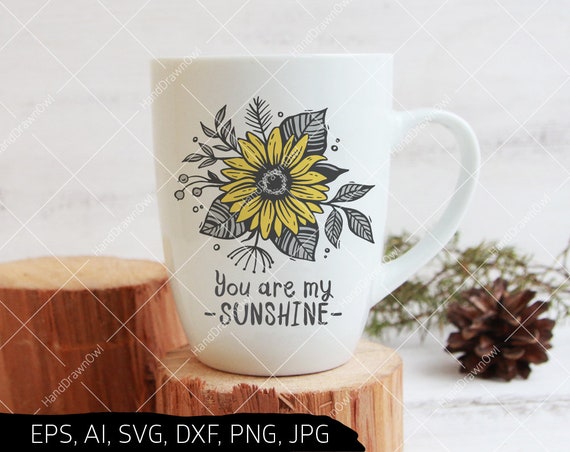 Download Free You Are My Sunshine Svg Sunflower Svg Files For Cricut Etsy SVG Cut Files