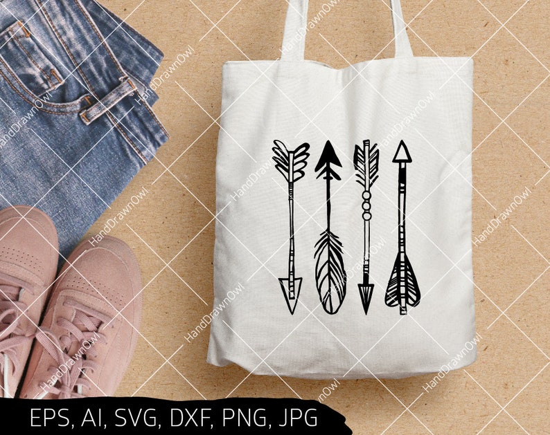 Download Feather Arrow svg file for cricut Tribal arrow svg Boho ...